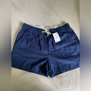 Crewcut by J.Crew girls pull on shorts 100% cotton blue